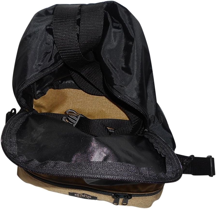 BAGS USA Backpack/Fanny Pack Convertible.top Portion Folds Inside,2-in-1 Expandable Waist Backpack