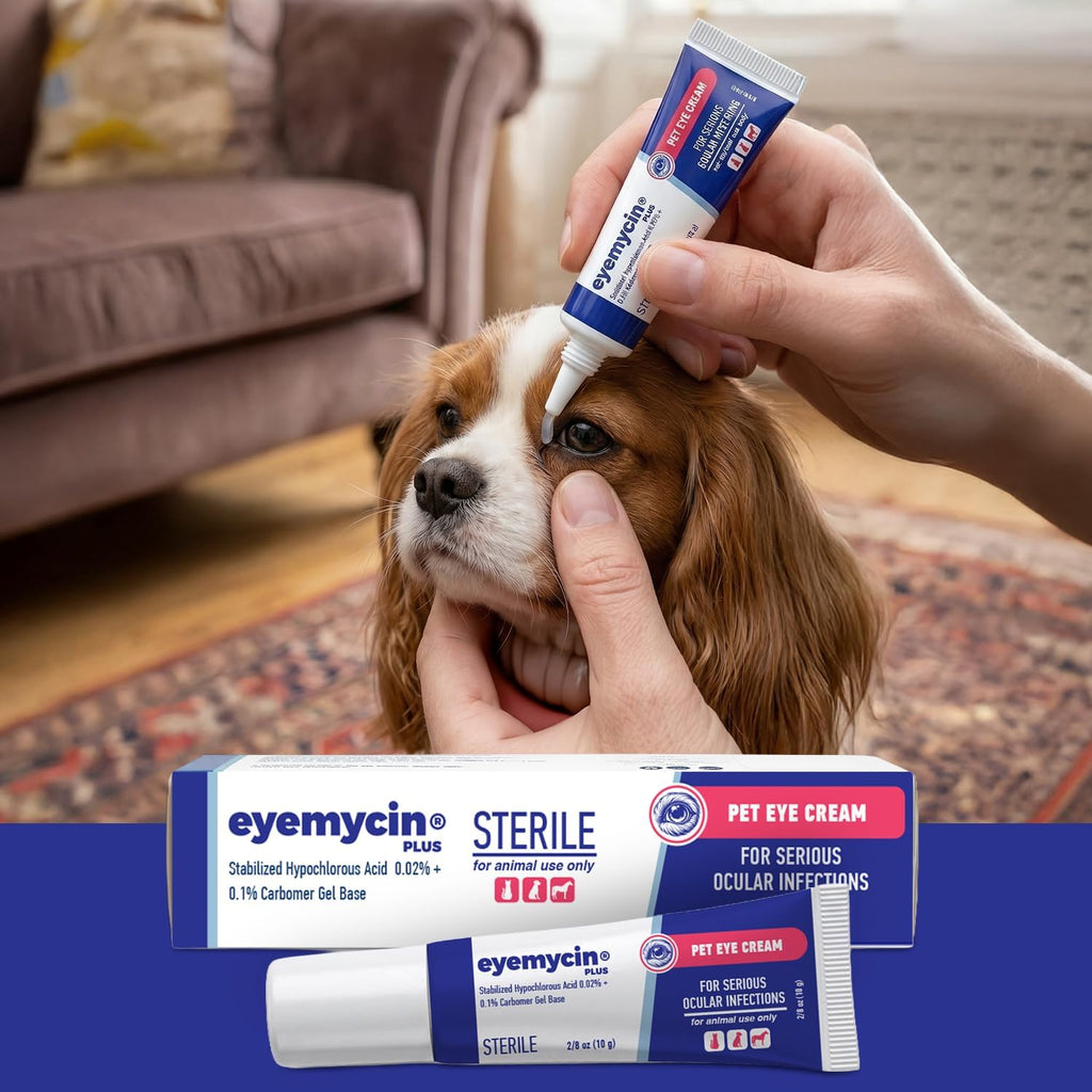 EYEMYCIN Pet Eye Health for Dogs, Cats, Cattle, Sheep, Horses, Birds and Puppies, Kitten (1 Pack)