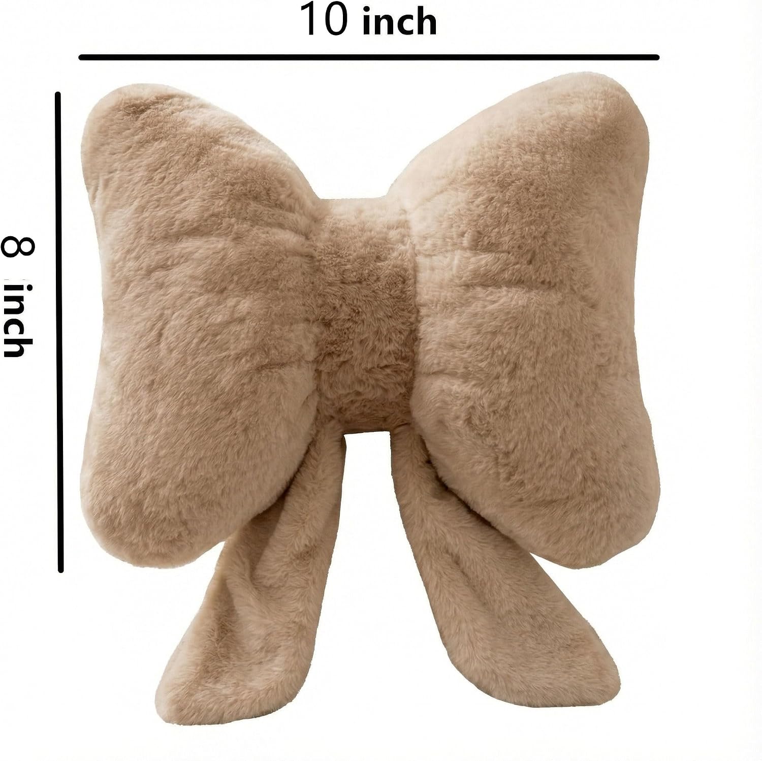 Room Decor Home Decor Bow Throw Pillows Decorative Pillows,Coffee 10*8inch
