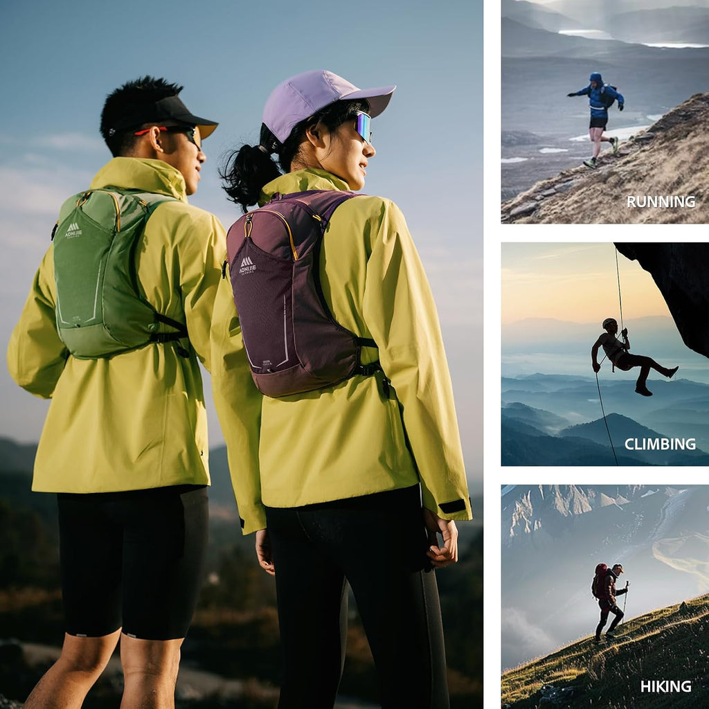 AONIJIE Running Hydration Vest for Men Women 500ml Soft Flask Water Bottle