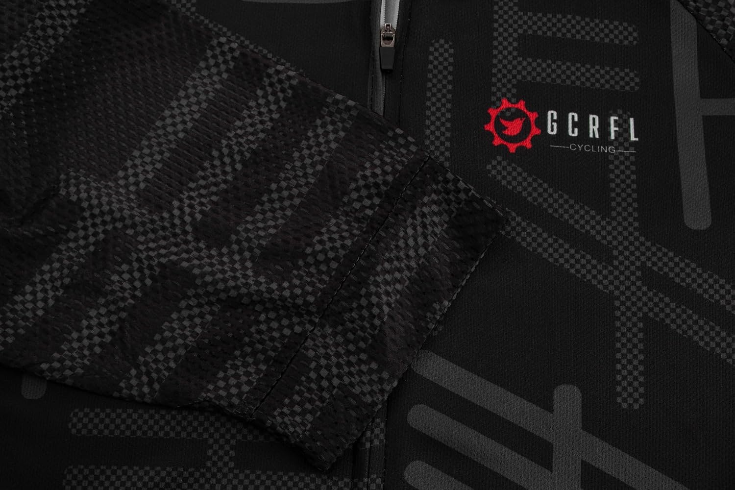 GCRFL Men's Cycling Jersey Set Road Bike Shorts Sleeves Jersey Zipper Pokcet Bib Shorts with Padded, Cycling Clothing kit Men