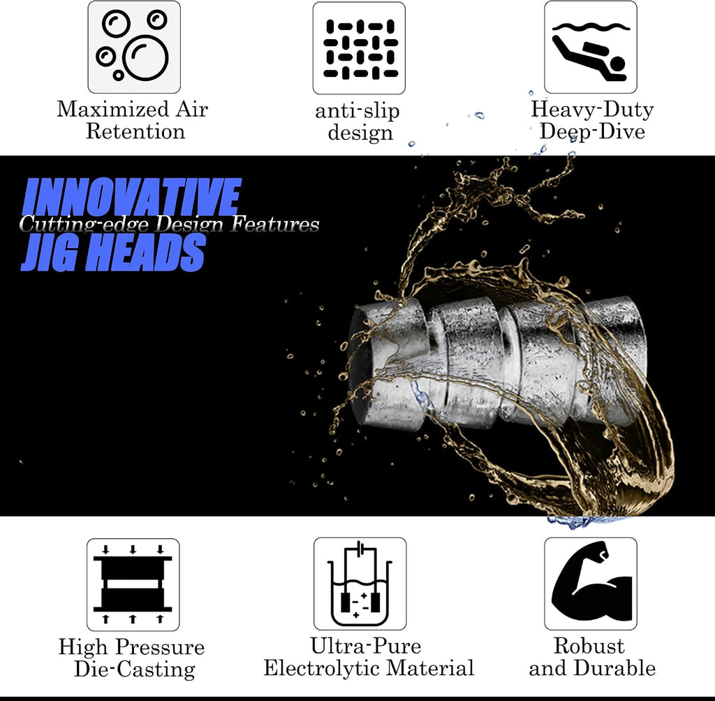 Tube Lures Jig Heads Hooks Tube Baits Worms for Bass Fishing