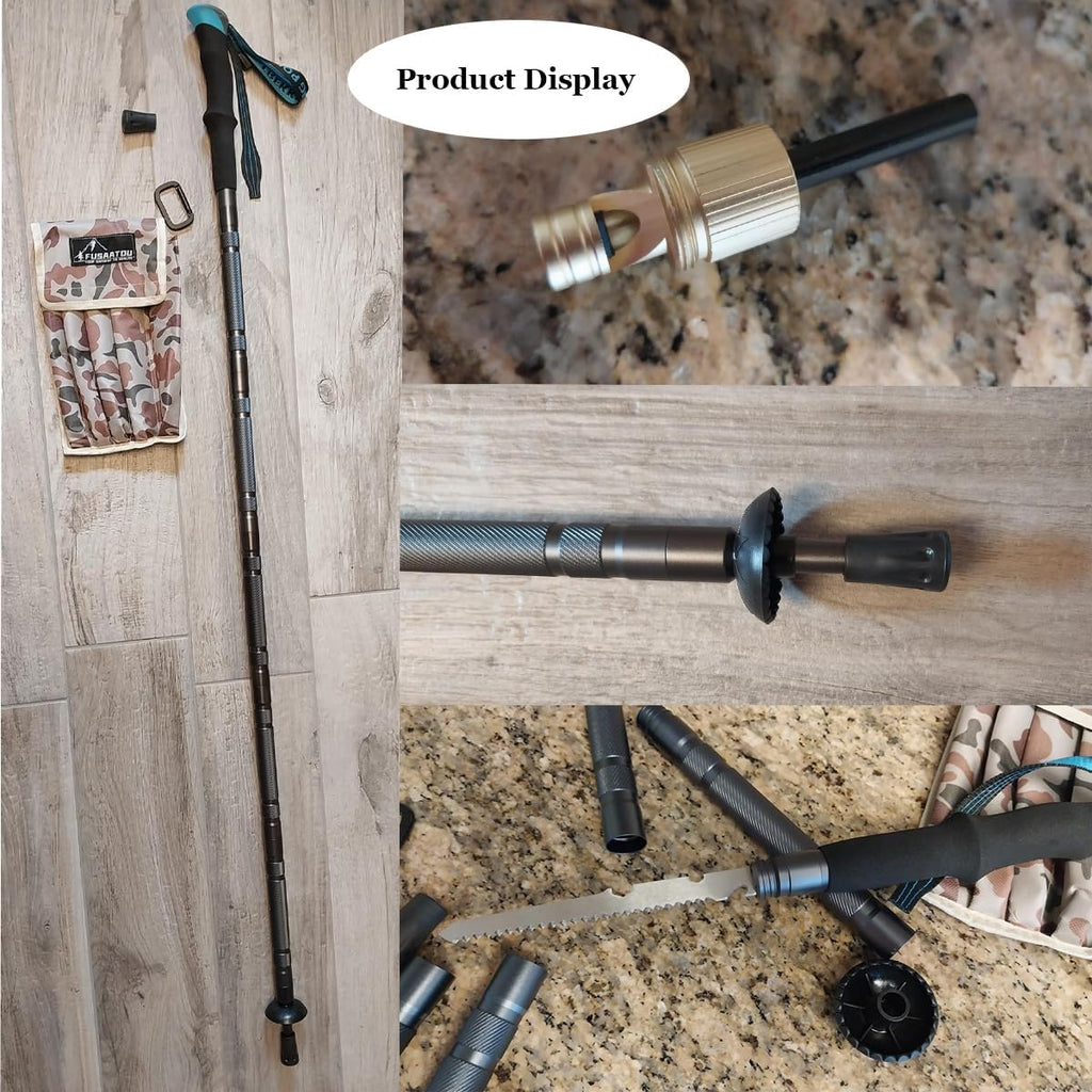 Modular Trekking Pole for Hiking & Knee Support