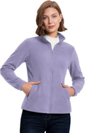 33,000ft Women's Polar Fleece Jacket Zip Up Lightweight Hiking Sweatshirt