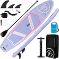 AIR-STONE 10'6” 450 lb Capacity，Inflatable Stand Up Paddle Board with sup Accessories Including Backpack, Repairing Kits, Non-Slip Deck, Leash, 3 Fins, Paddle and Hand Pump