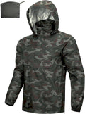 Outdoor Ventures Men's Rain Jacket Waterproof Lightweight Packable Pullover