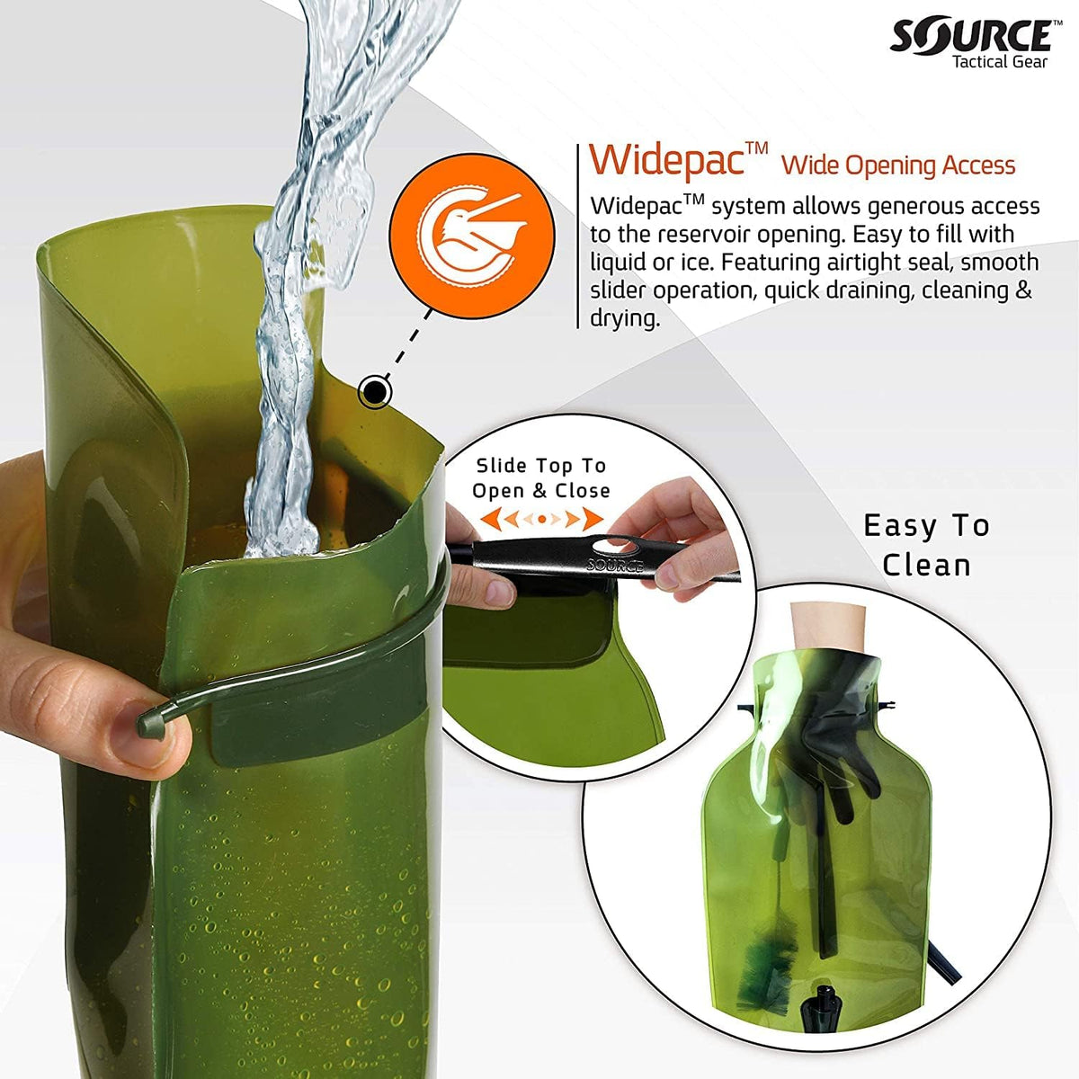 Source Tactical Gear 3L Widepac Low Profile Hydration Reservoir