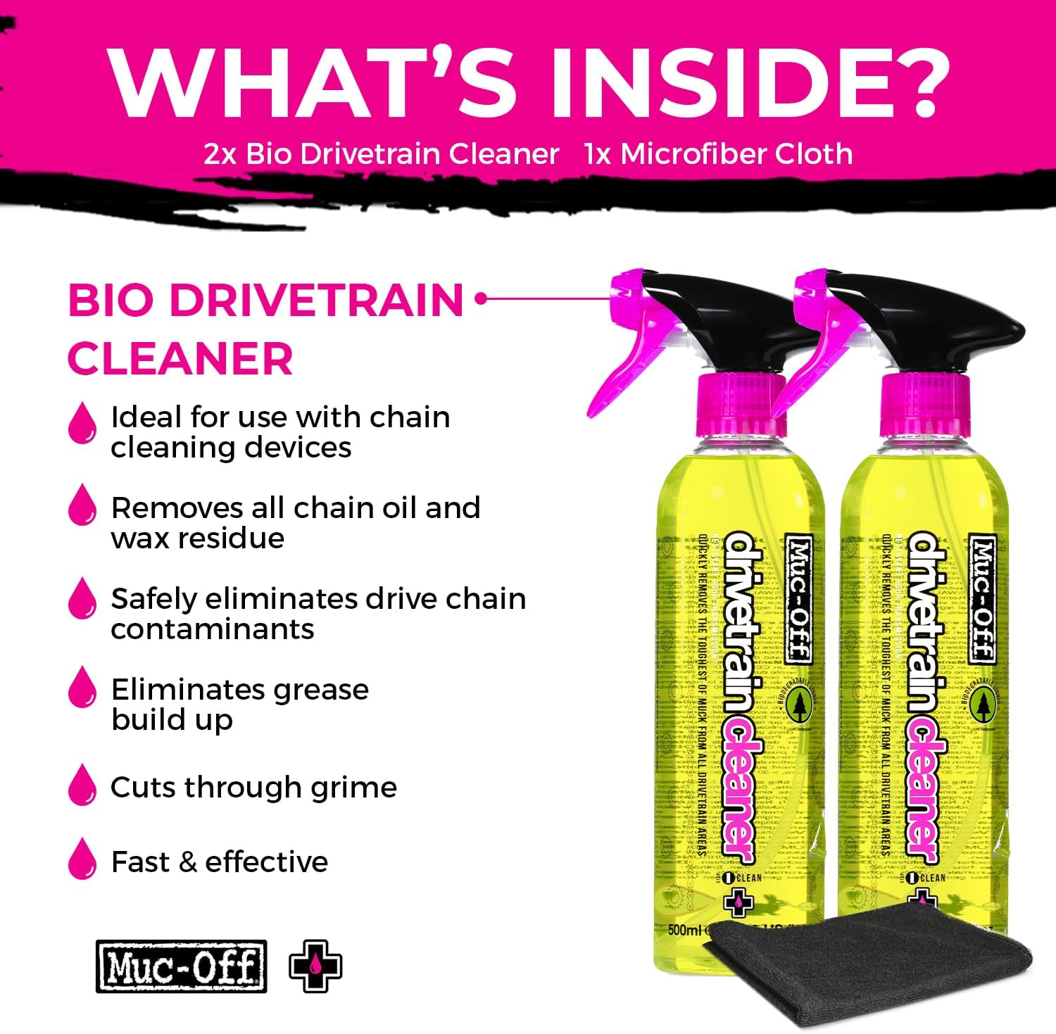 Muc-Off Drivetrain Cleaner & Degreaser Spray