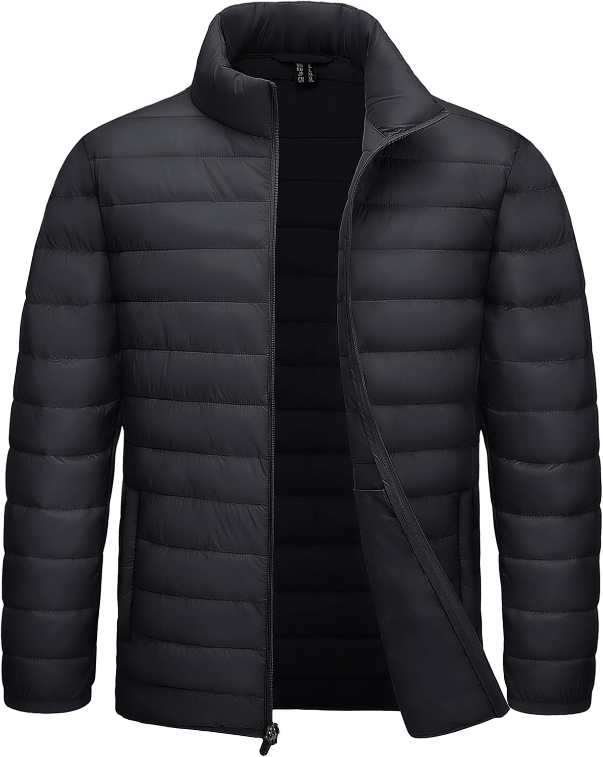 TACVASEN Men's Lightweight Puffer Jacket Quilted Insulated Winter Coat
