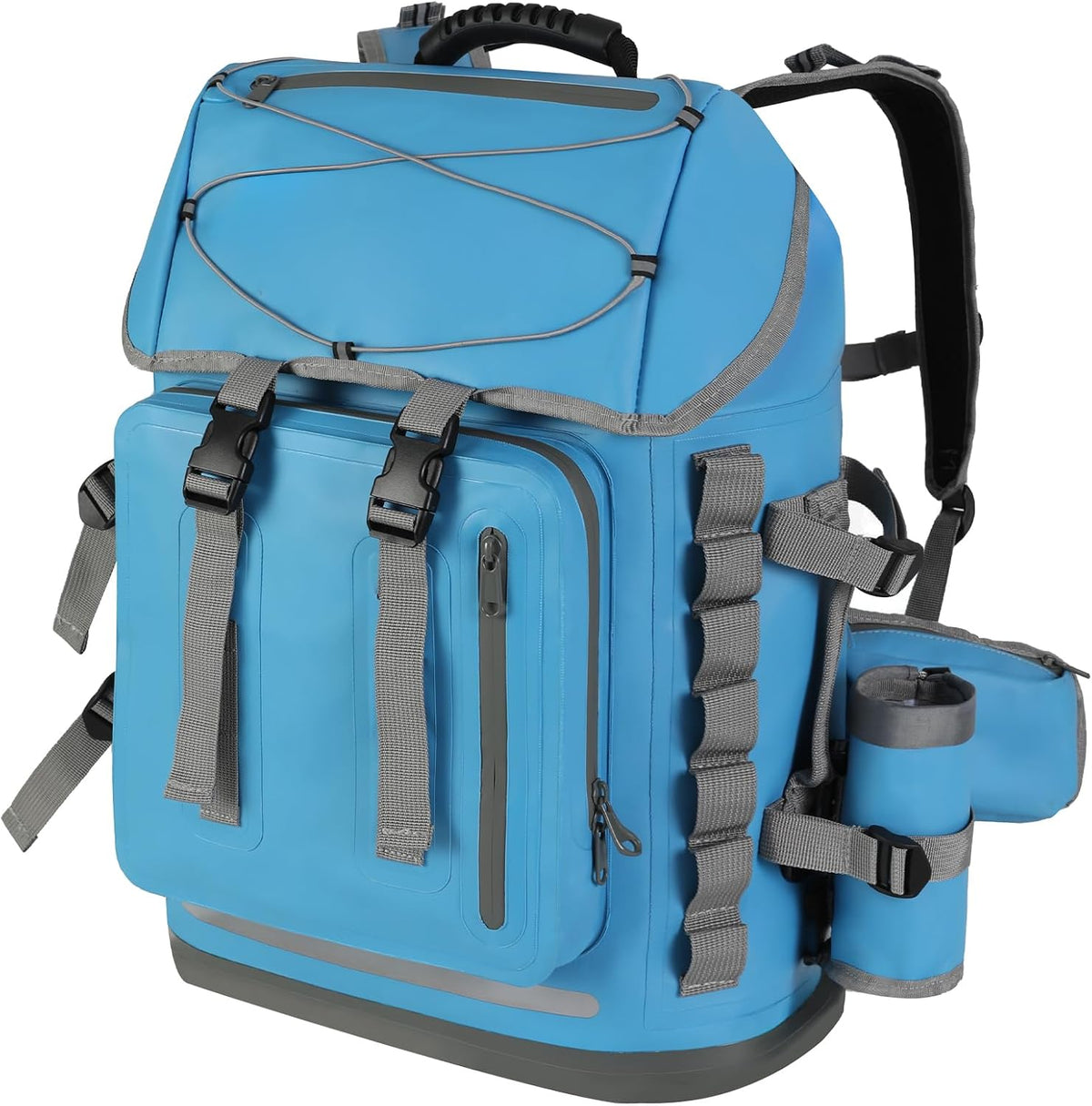 MORXPLOR Waterproof Backpack,Heavy Duty Hiking Backpack,35L/55L Roll Top Closure with Lid,Cushioned Floating Dry Bag Waterproof