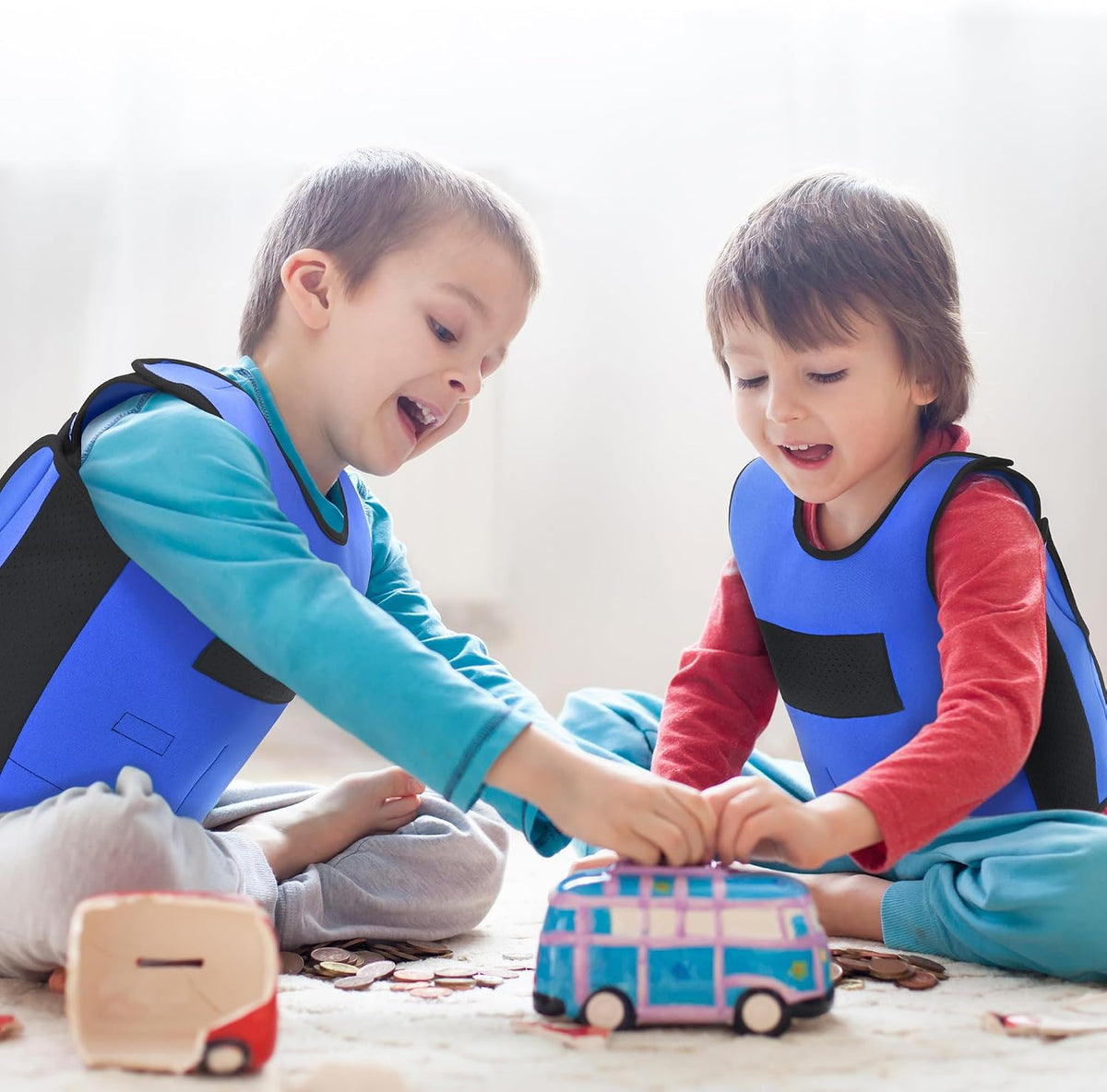 OUTREE Compression Weighted Vest for Kids with Sensory Needs Ages 5-7