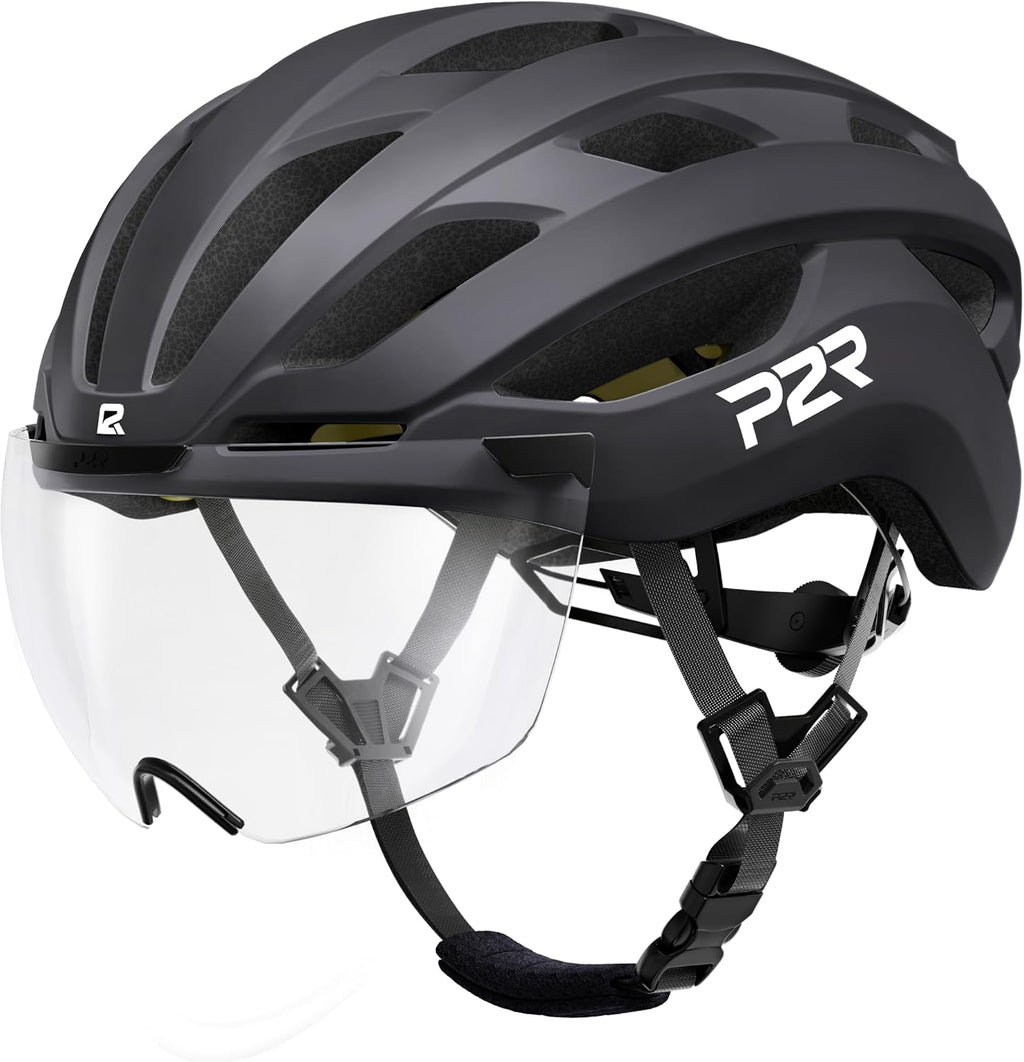 P2R A20 MIPS Bike Helmet for Teens and Adults with Rear LED Light