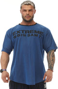 Men's Oversize Gym Fitness and Bodybuilding T-Shirt, Cotton O-Neck Lifestyle Top