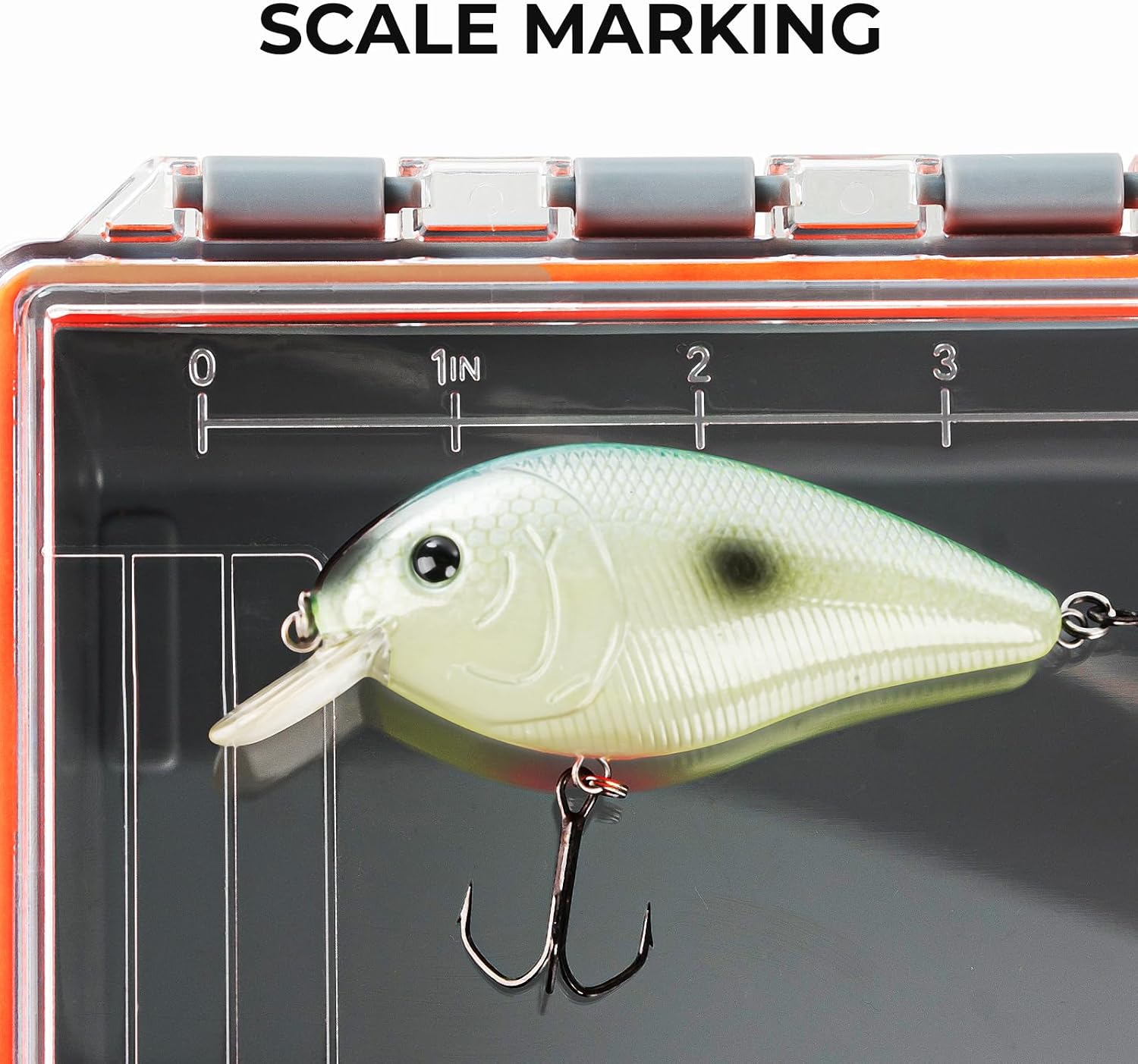 KastKing HyperSeal Waterproof Tackle Box, 3700 Deep Tackle Trays