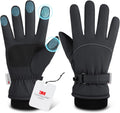 Fratres Winter Ski Gloves for Men and Women,Windproof Cold Weather Thermal with Touchscreen Fingers for Outdoor Sports