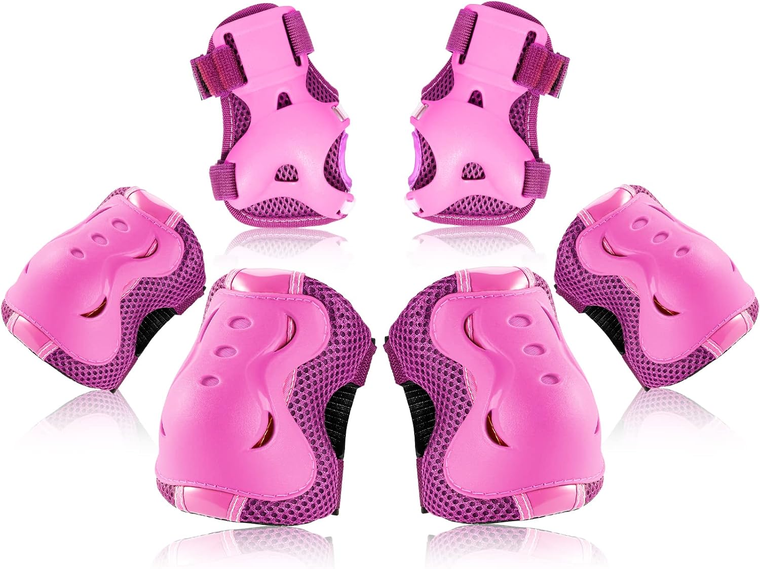 BOSONER Kids/Youth Knee Pad Elbow Pads Guards Protective Gear Set for Roller Skates Cycling BMX Bike Skateboard Inline Skatings Scooter Riding Sports