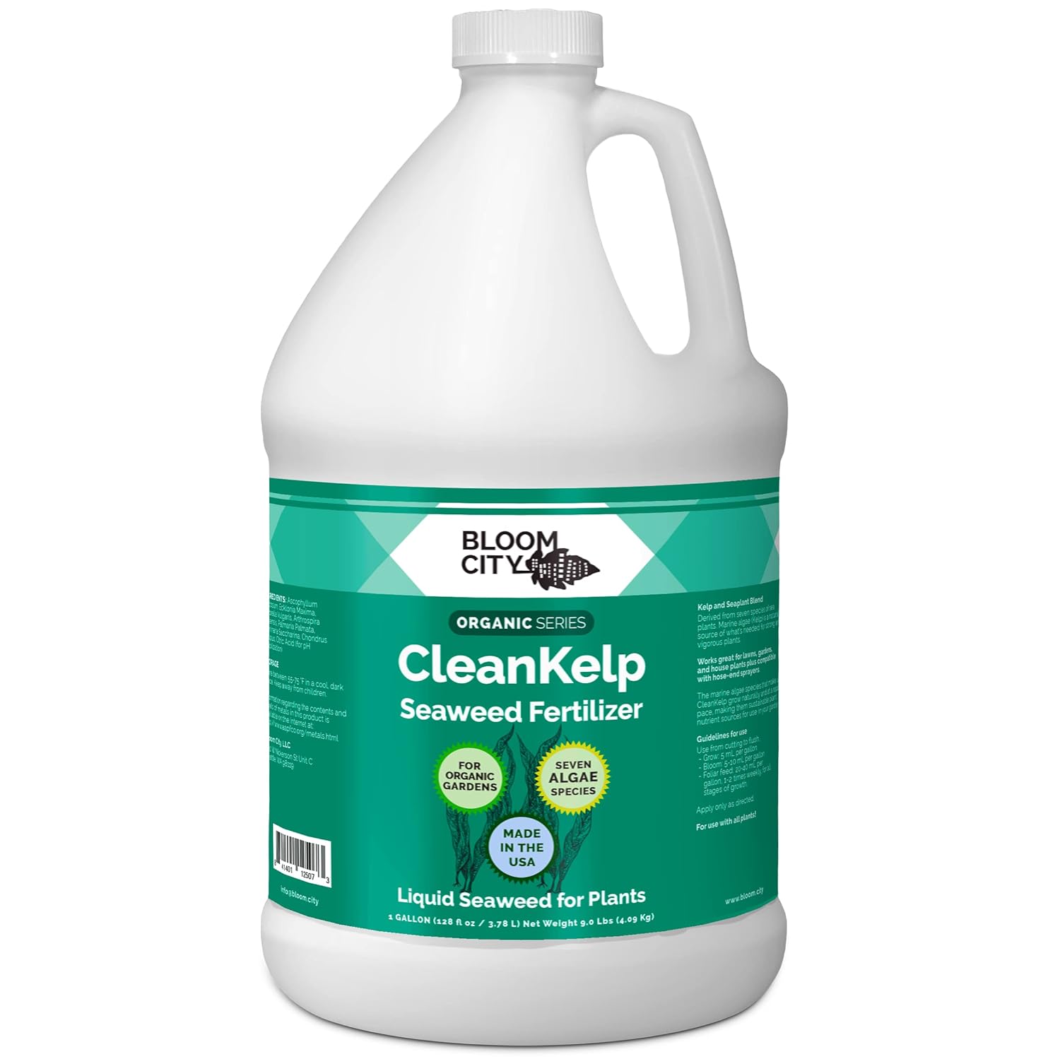 Bloom City Seaweed and Kelp Liquid Fertilizer for Plants, 32 oz
