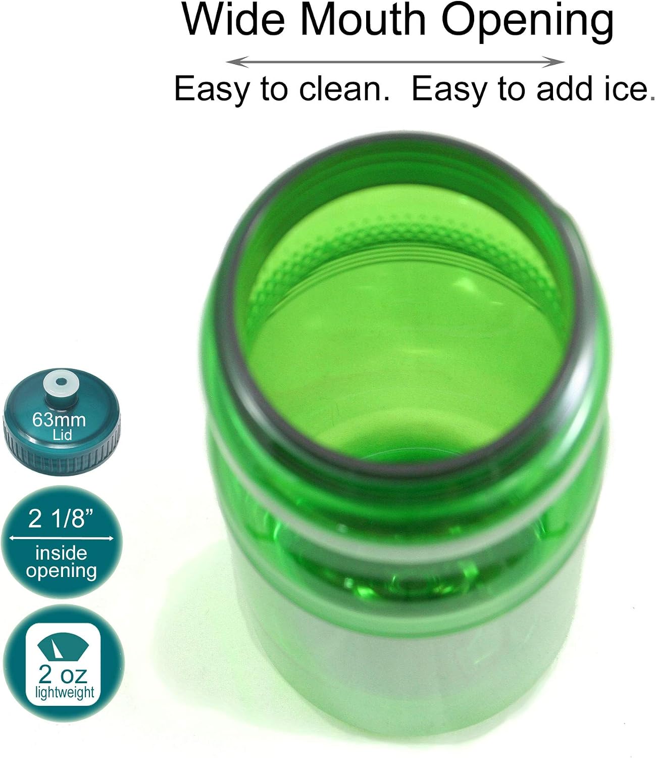 Rolling Sands BPA-Free 24 Ounce Water Bottles, 3 Pack, Made in USA