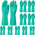 Potchen 10 Pairs Chemical Resistant Gloves 15 Mil Nitrile Gloves,X-Large