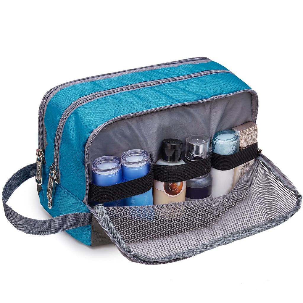 WANDF Travel Toiletry Bag for Men, Small Dopp Kit for Toiletries