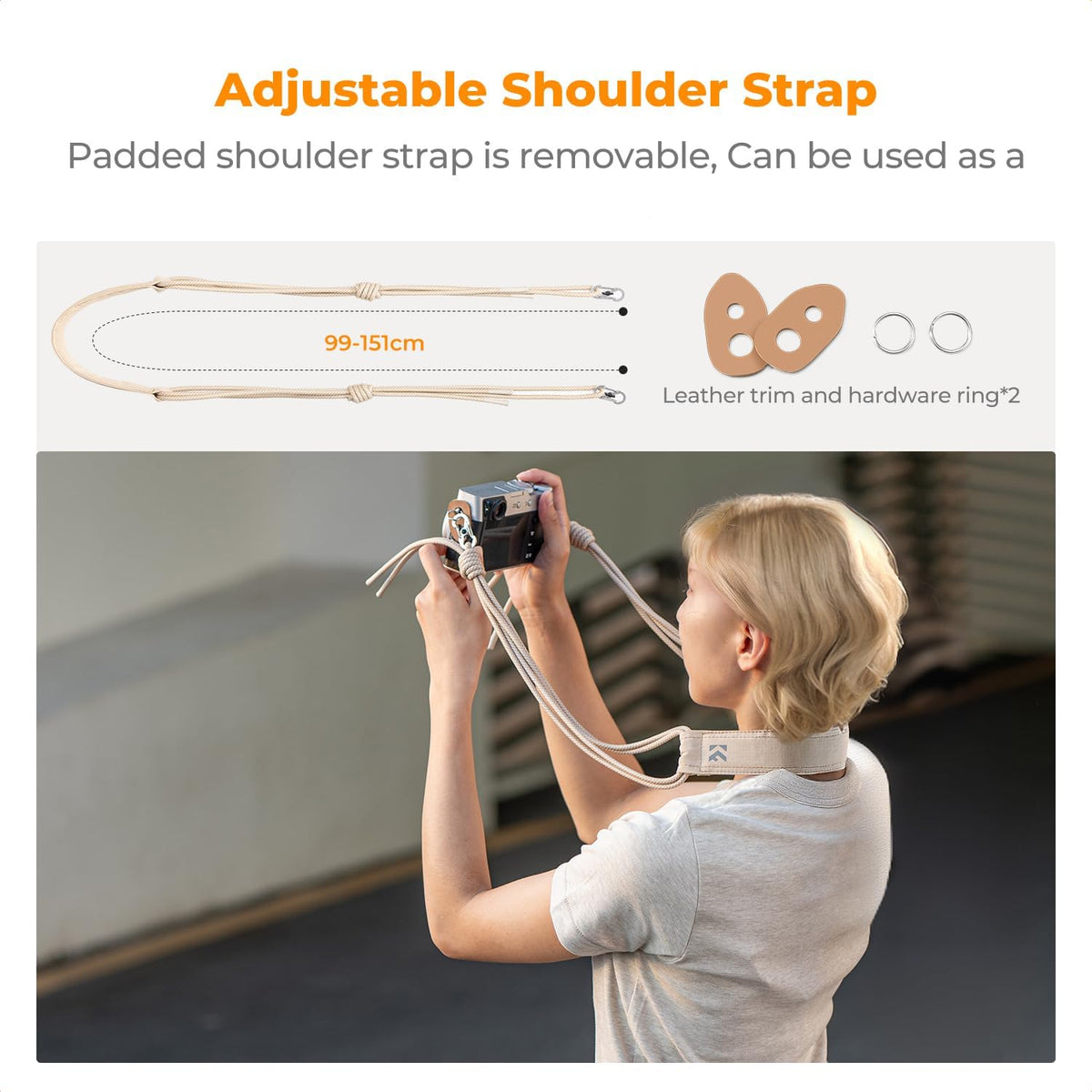 K&F CONCEPT Camera Sling Bag Small Compact Case