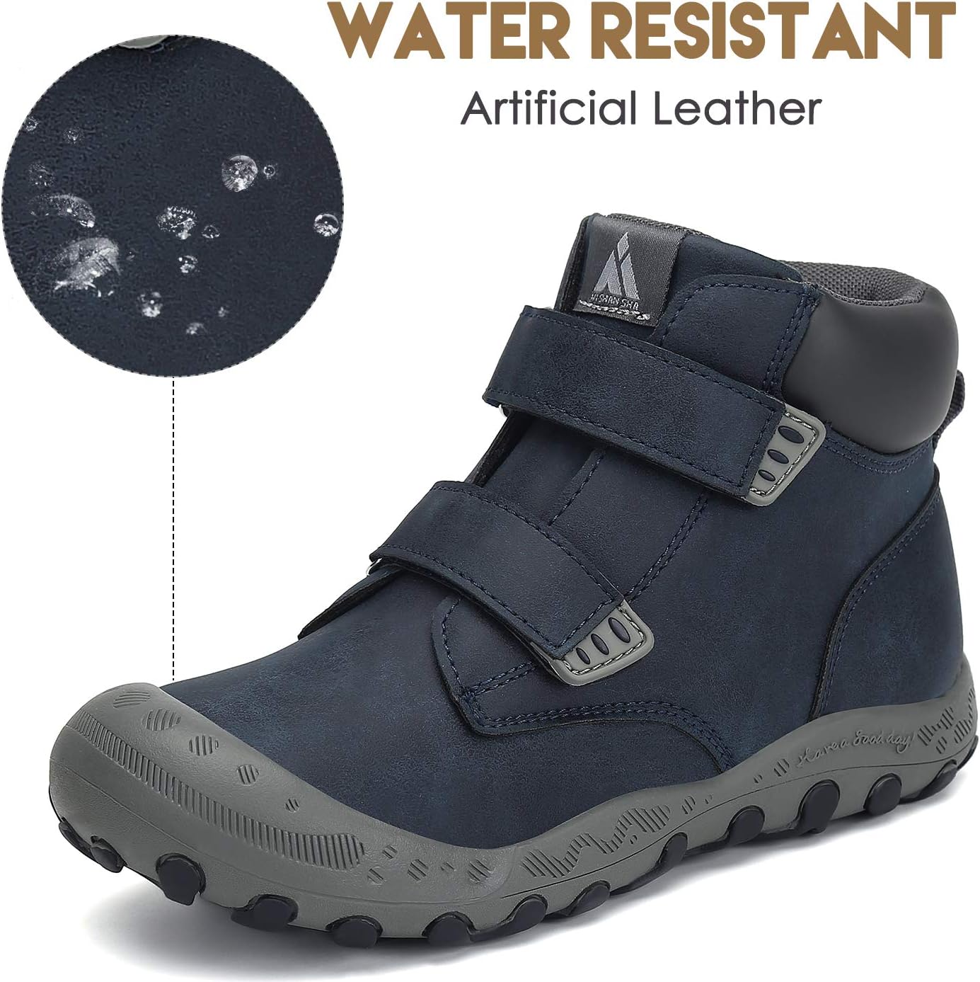 Mishansha Kids Hiking Boots Toddler Boys Girls Hiking Shoes Outdoor Trail
