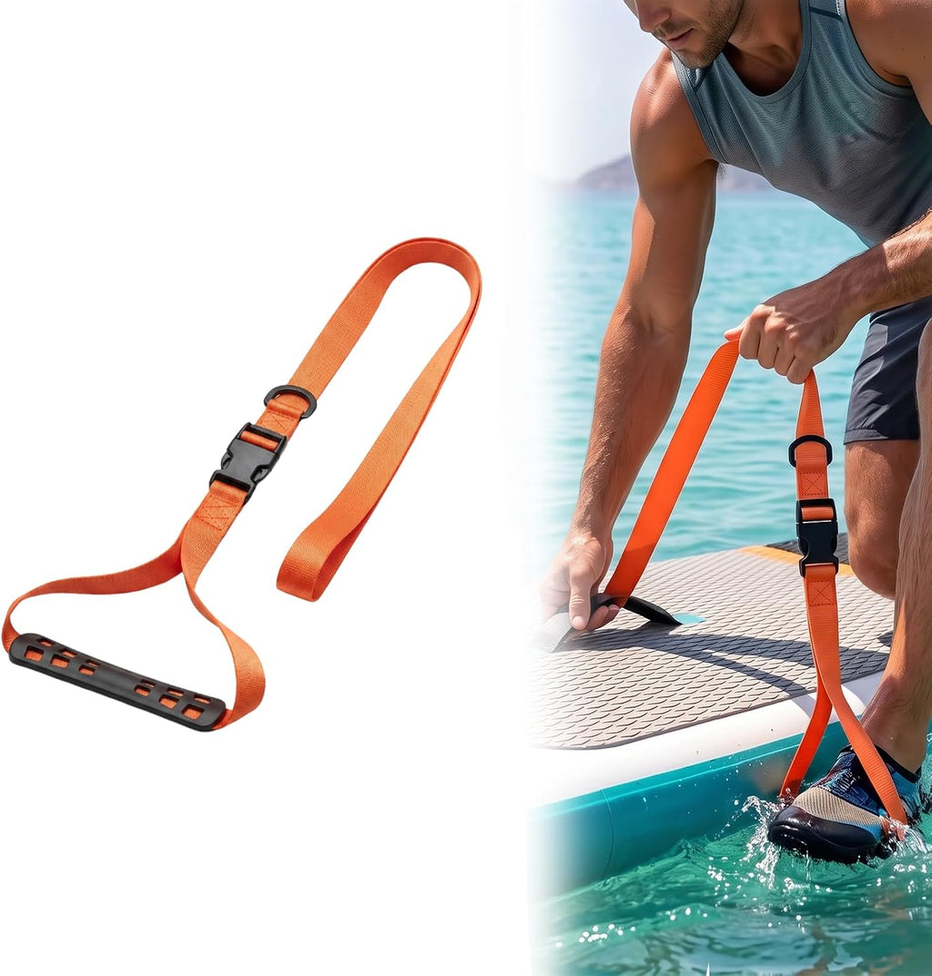 Portable Boat Boarding Stirrup Step with Secure Marine Rope