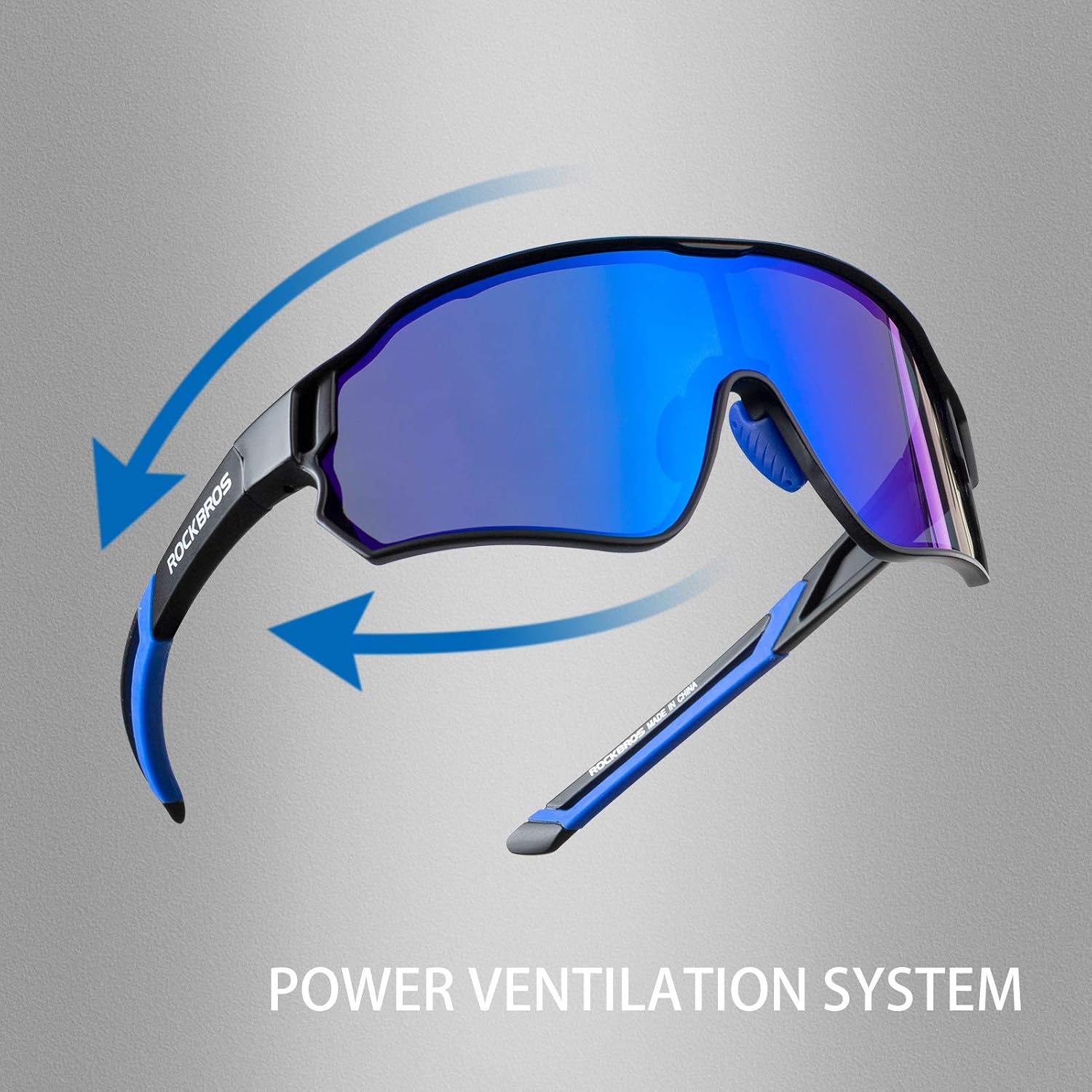 ROCKBROS Polarized Sports Sunglasses Anti-Glare HD Cycling Sun Glasses