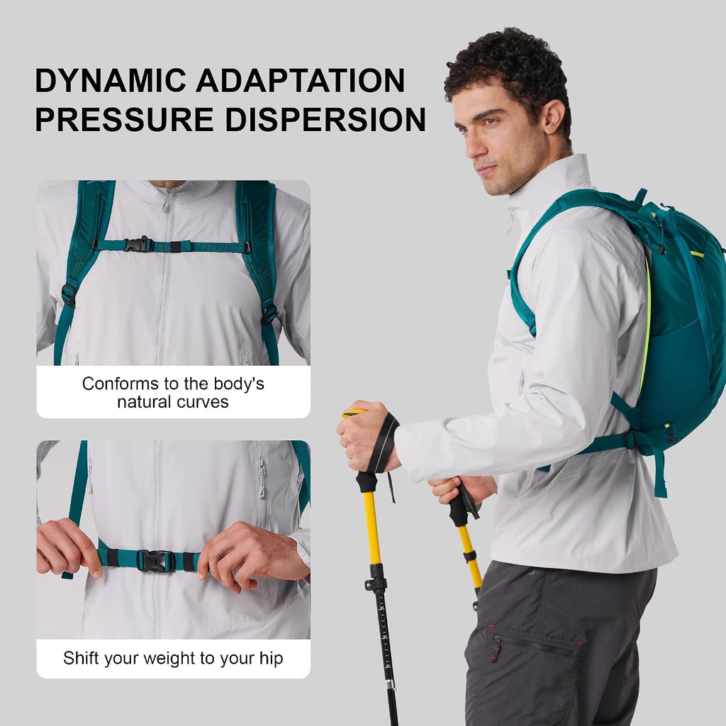 N NEVO RHINO Hiking Backpack, 10L Lightweight Daypack for Men Women