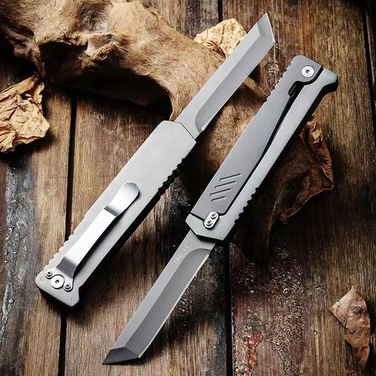 Pocket Knife, Folding Knife, 9.1″ D2 Steel Blade Pocket Knife Multitool, Pocket Knives & Folding Knives with Belt Clip, Camping Knives EDC Pocket Knives for Men
