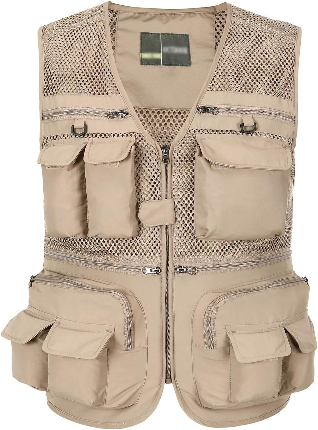 Spanye Mens Outdoor Fishing Vest Safari Travel Photography Vests Jacket Multi Pocket
