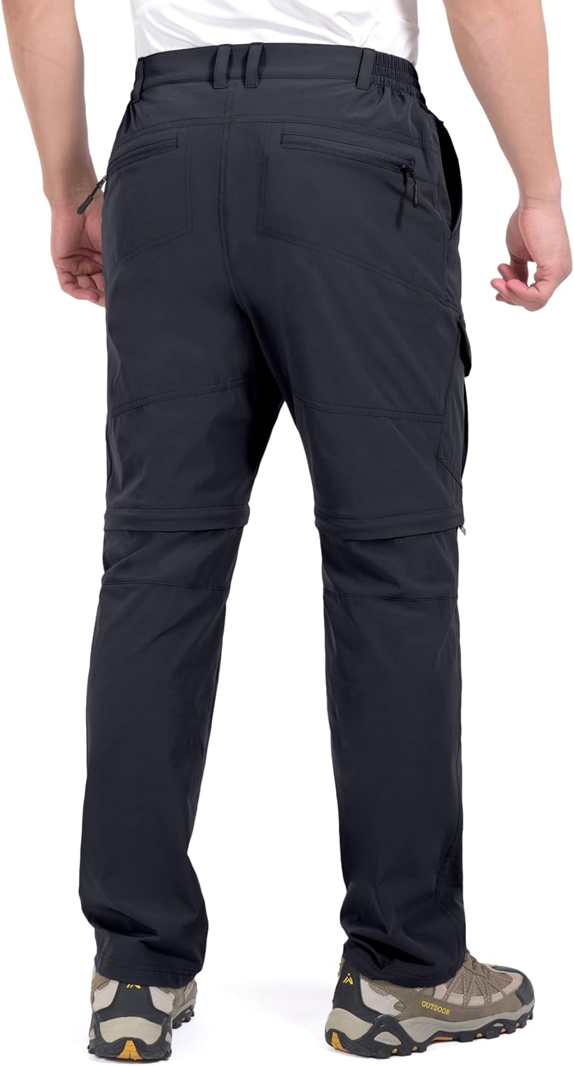 Little Donkey Andy Men's Stretch Convertible Pants, Zip-Off Quick-Dry Hiking Pants, UV Protection, Lightweight