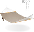 Lazy Daze Double Olefin Quick Dry Hammock with Spreader Bar for Outdoor