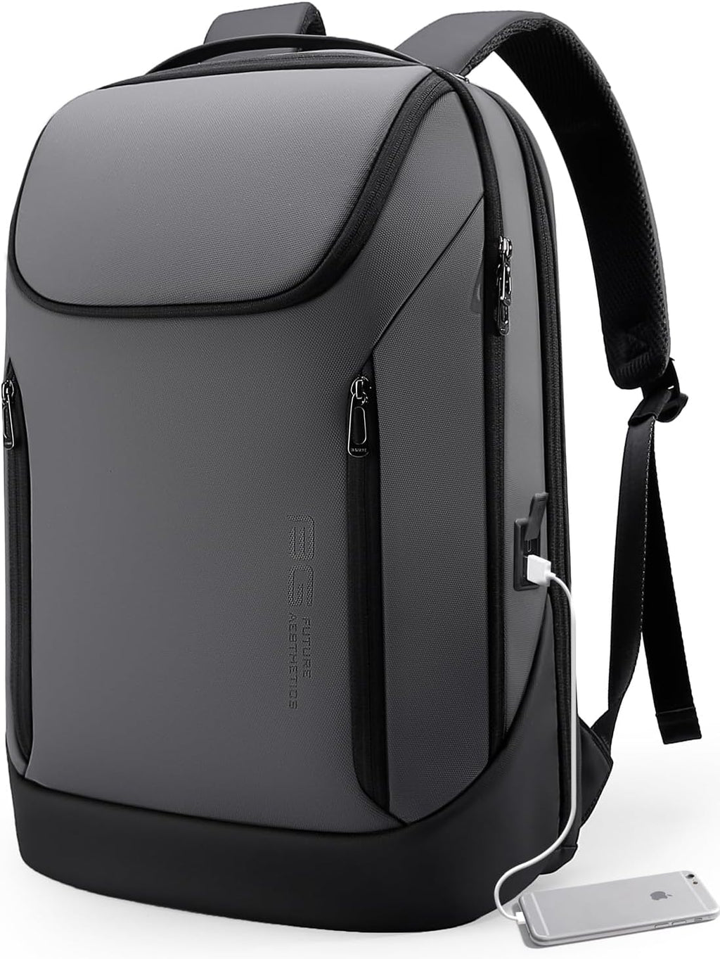 BANGE Business Smart Backpack Waterproof fit 15.6 Inch Laptop Backpack with USB Charging Port,Travel Durable Backpack