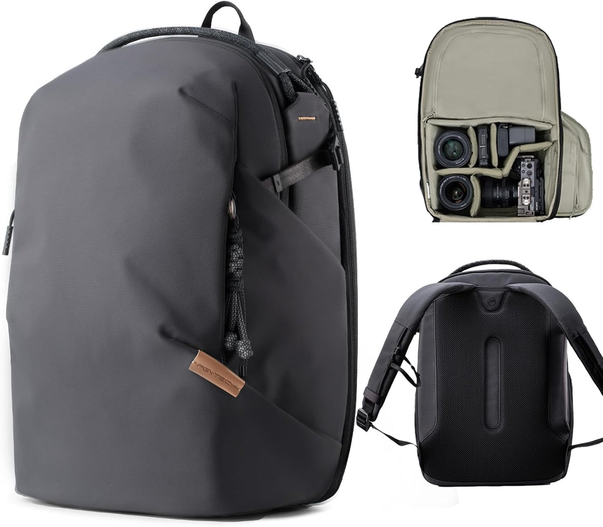 PGYTECH OneGo Lite Camera Backpack 22L Lightweight Camera Bag Black
