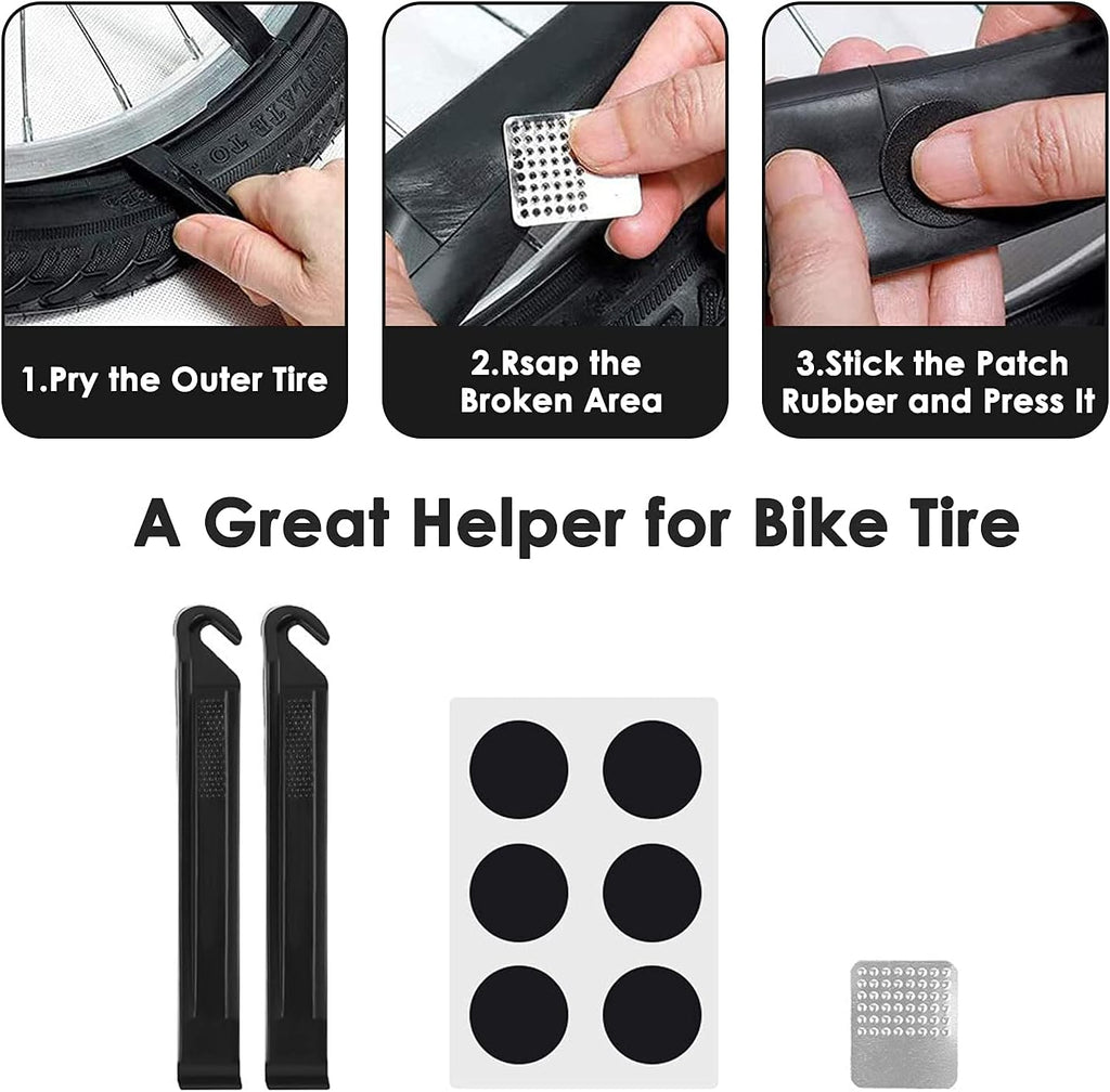 WOTOW Bike Tool Kit, Portable Repair Mountain Bicycle Multitool, 16 in 1