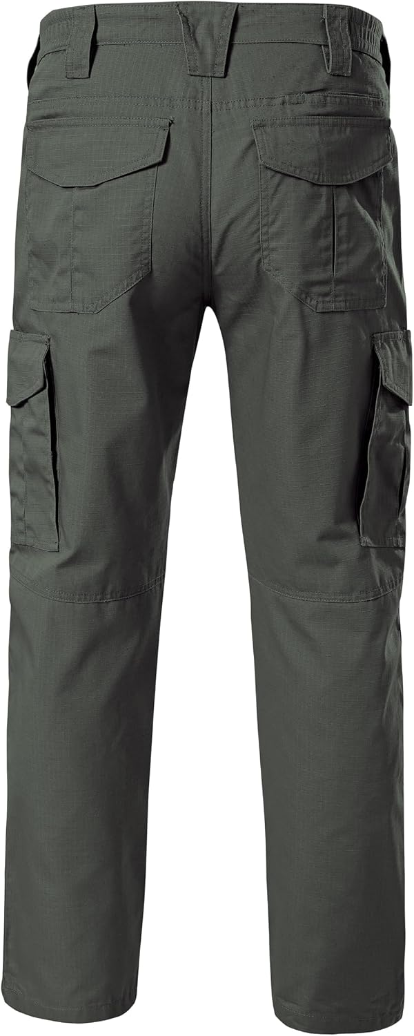 CNBQDD Mens Work Pants Cargo Tactical Construction for Men Ripstop Waterproof Lightweight Outdoor Hiking with Pockets