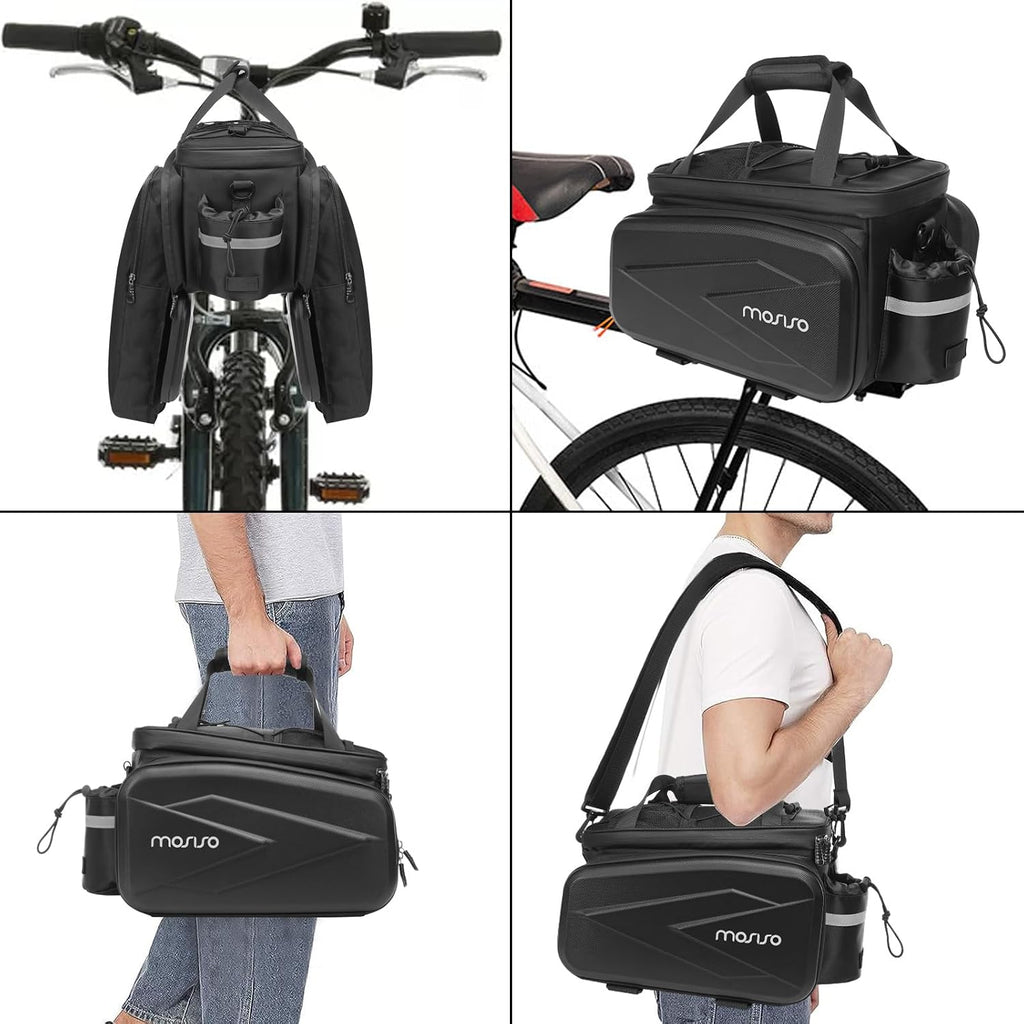 MOSISO Bike Rack Bag Trunk Cooler Handbag, Bicycle Rear Seat Bag