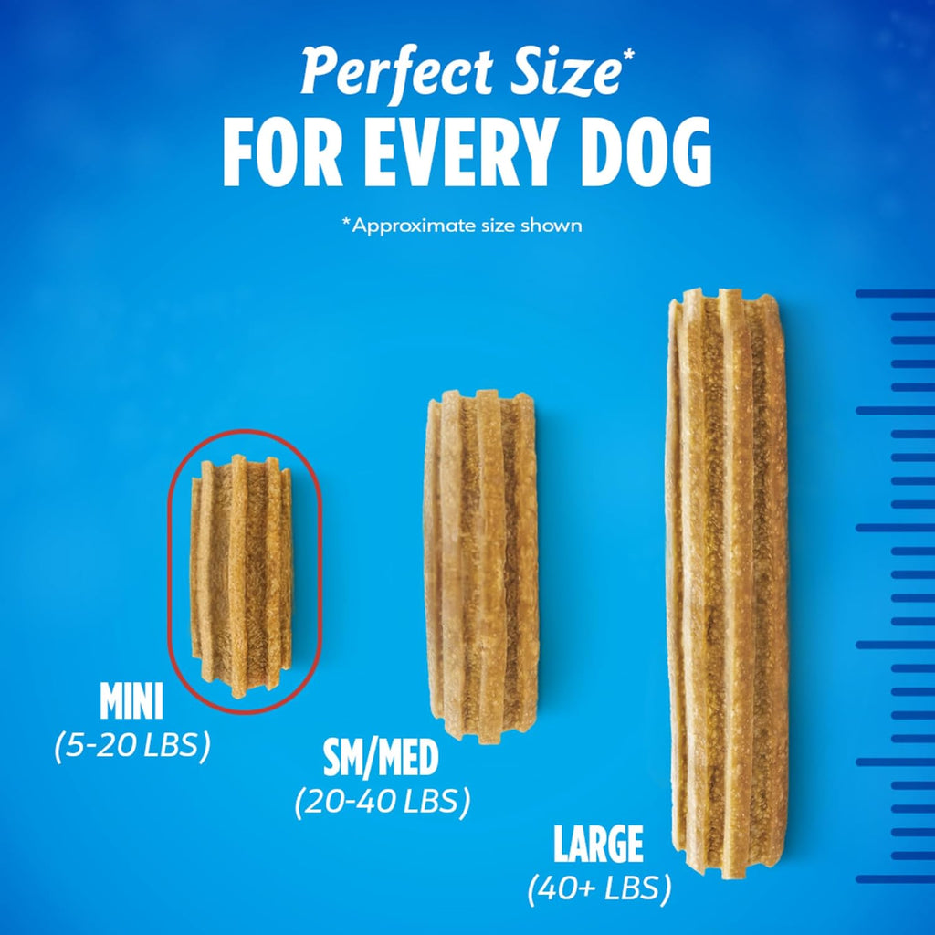 Dentalife Purina Daily Oral Care Dental Dog Treats for Small Dogs, 58 ct