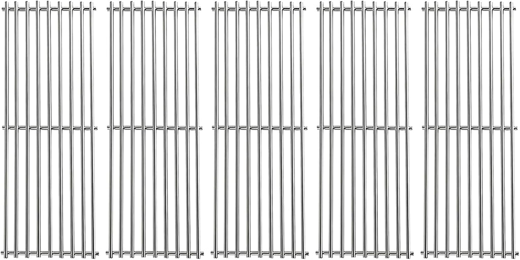 17-3/8” Stainless Steel 5 Grid Grates for Broil King Baron 540,590 590-S,Huntington 6133-84, 6133-87 6130-54, 6130-57 Broil-Mate 7130-64, 7133-64 Sterling 5130-54, 5130-64 Gas Grill