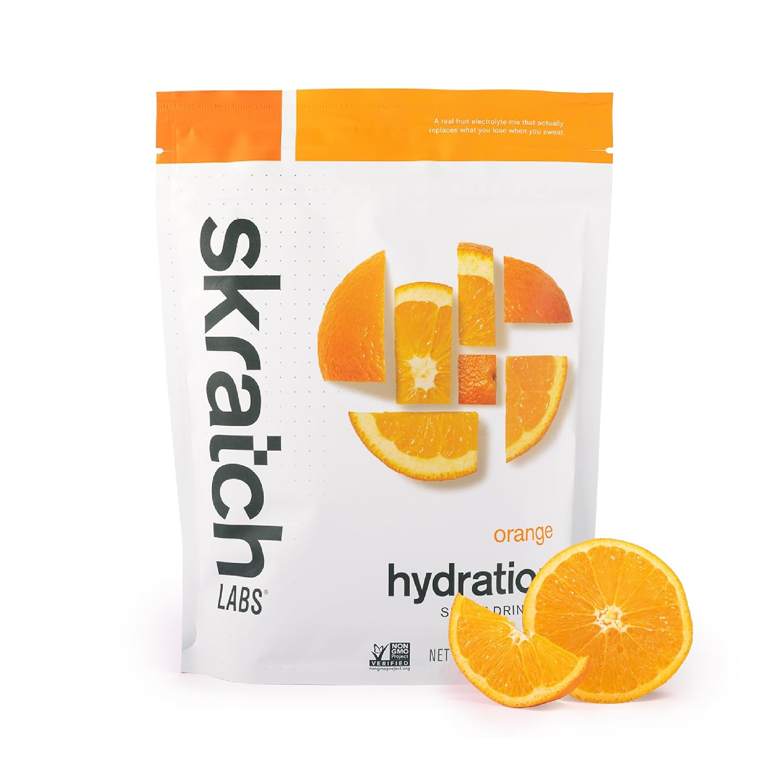 Skratch Labs Hydration Sports Drink Mix, Orange, 20 Servings