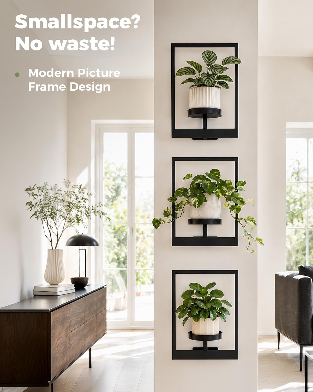 Bamworld Hanging Planters for Indoor Plants Wall Decor Living Room