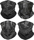 Cool Skull Face Bandanas Sports Casual Headwear Viking Neck Gaiter