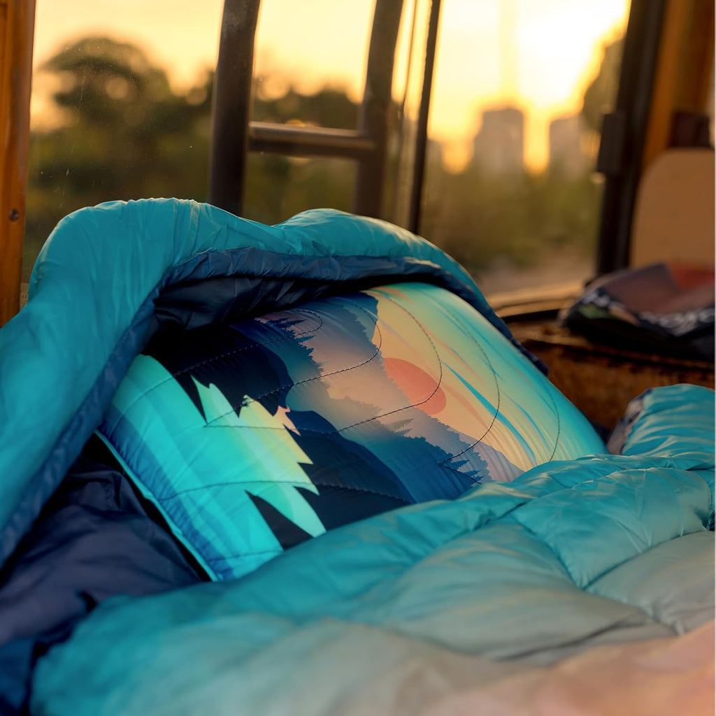 Camping Pillow Memory Foam Travel Pillow Packable Backpacking