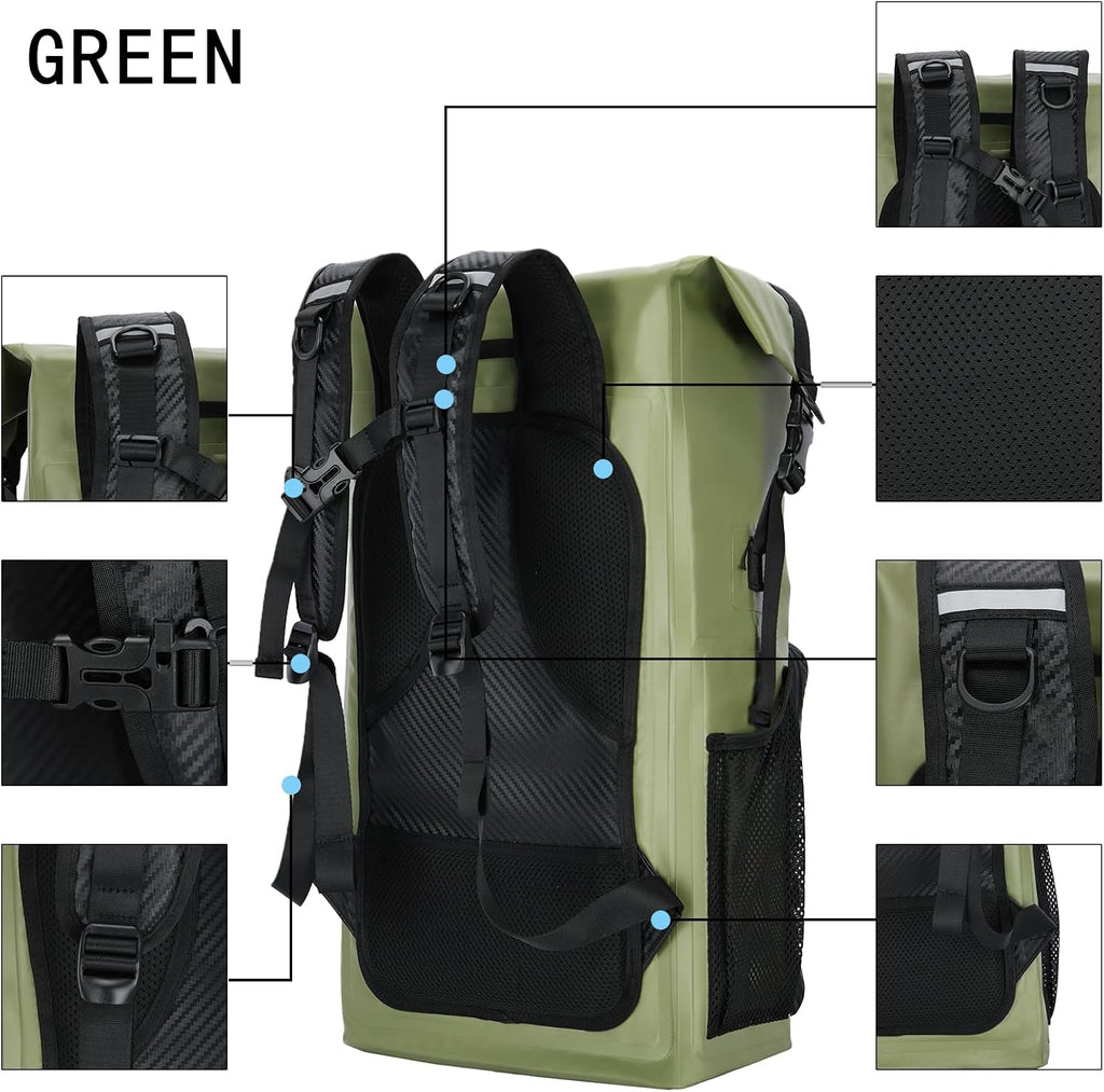 Waterproof Roll Top Dry Bag,Floating Heavy Duty Hiking Backpack,wet bags