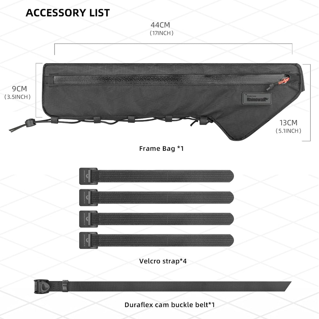 Bike Frame Bag Bike Triangle Bag Bicycle Pouch Under Tube Bag 2.4L with Dual Side Mesh Pockets for MTB Road Bike Cycling Commuting and Outdoor Adventures