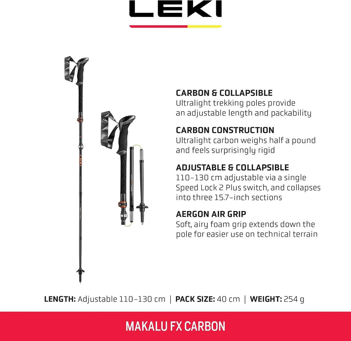 LEKI Makalu FX Carbon Trekking Poles