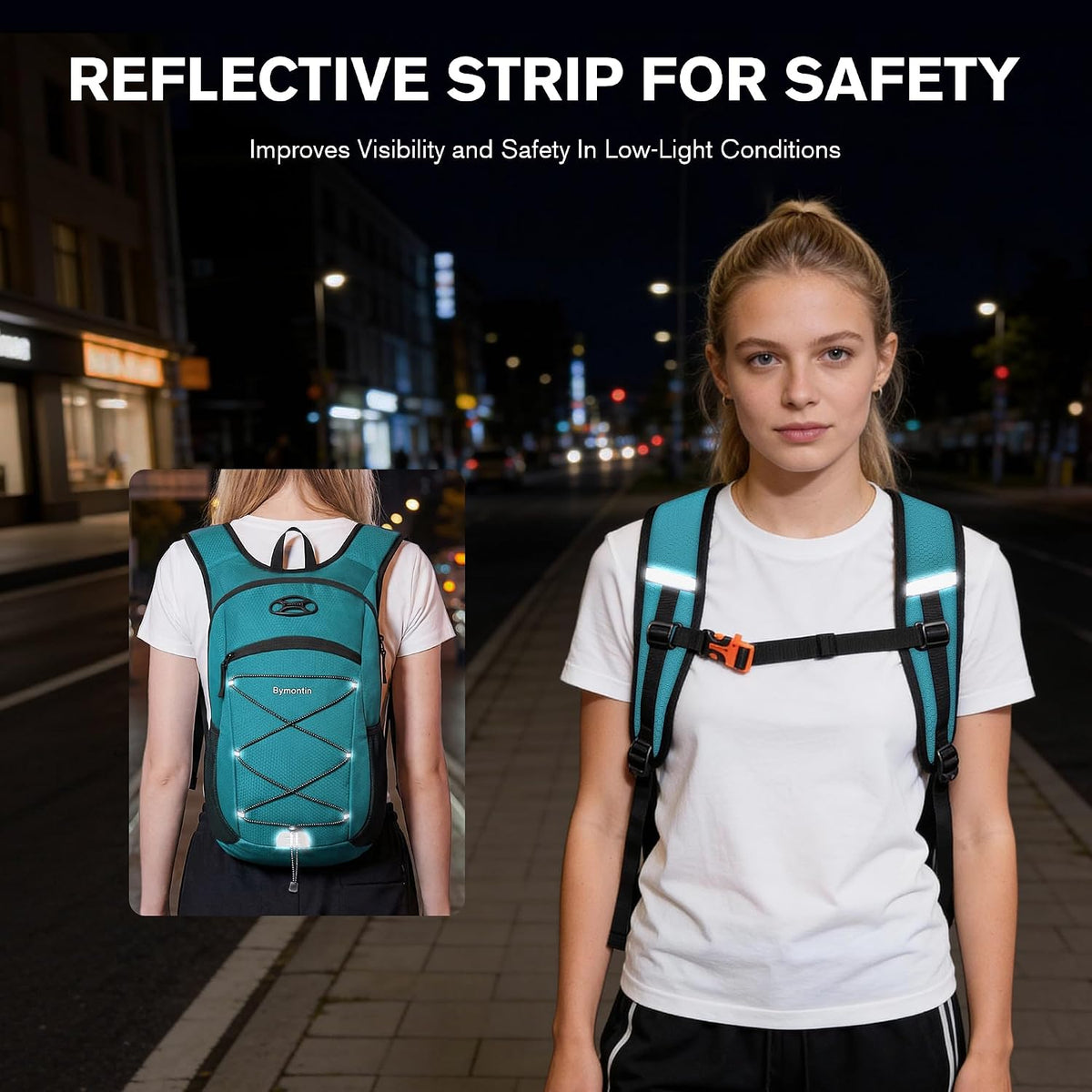 Ultra-Light Soft Hiking Daypack With Cushioned Breathable Back Panel