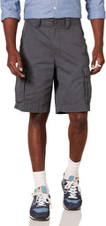 Amazon Essentials Men's 10" Classic-Fit Cotton Twill Cargo Shorts, Multiple Pockets (Available in Big & Tall)