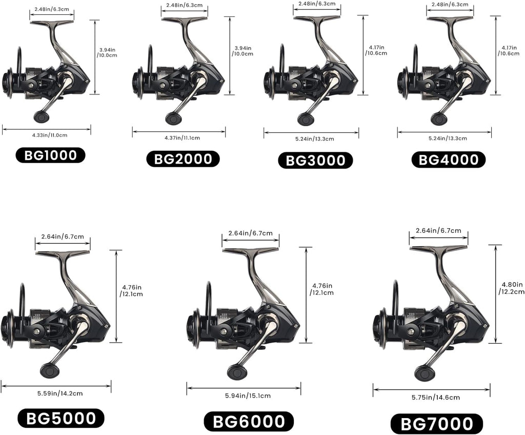 Big Game Surf Spinning Fishing Reel, 44Lbs Max Drag Saltwater Fishing Reels